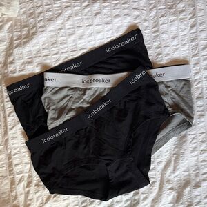 Icebreaker Sprite Hot Pant merino wool bundle of 3 - size small